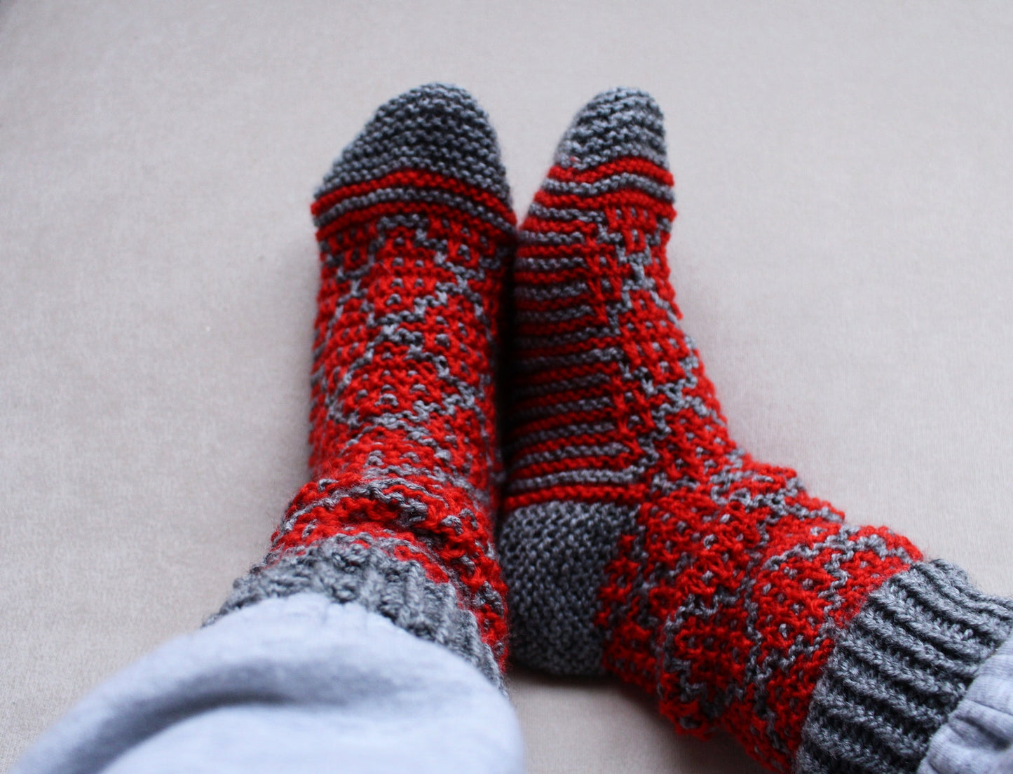 Eco wool-free vegan cold-weather socks