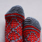 Eco wool-free vegan cold-weather socks
