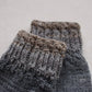Gradient wool blend wide socks