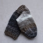 Gradient wool blend wide socks