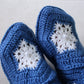 Cozy snowflake nordic home booties for women