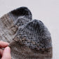 Gradient wool blend wide socks