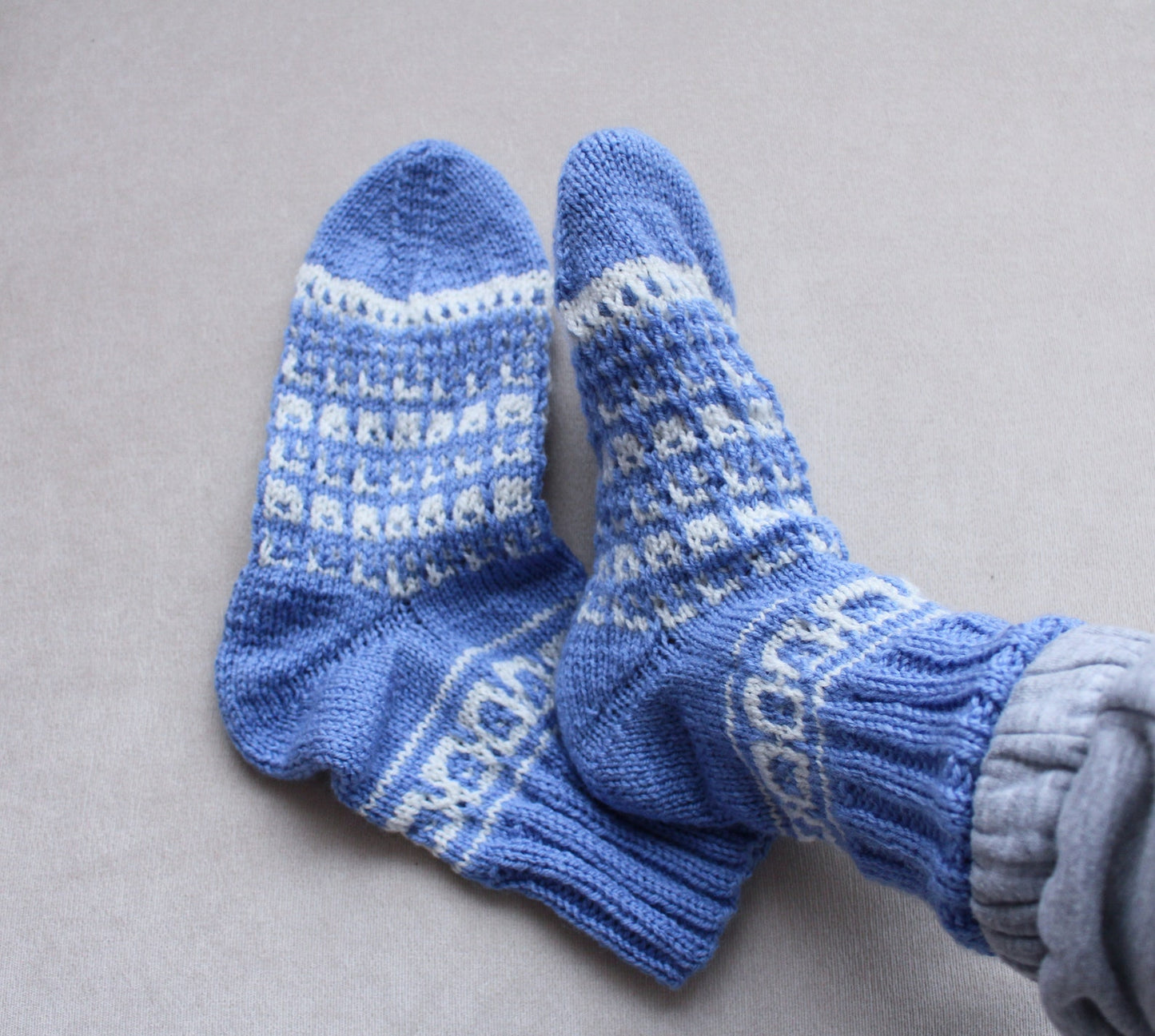 Wide feet eco-friendly winter socks