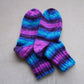 Vegan multicolor cold-weather ribbed socks