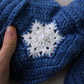 Cozy snowflake nordic home booties for women