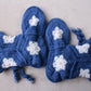 Cozy snowflake nordic home booties for women