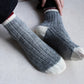 Unisex ankle striped socks, Old money aesthetic socks