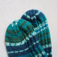 Comfy striped knitted socks, Virgin wool socks, Multicolor cold-weather socks