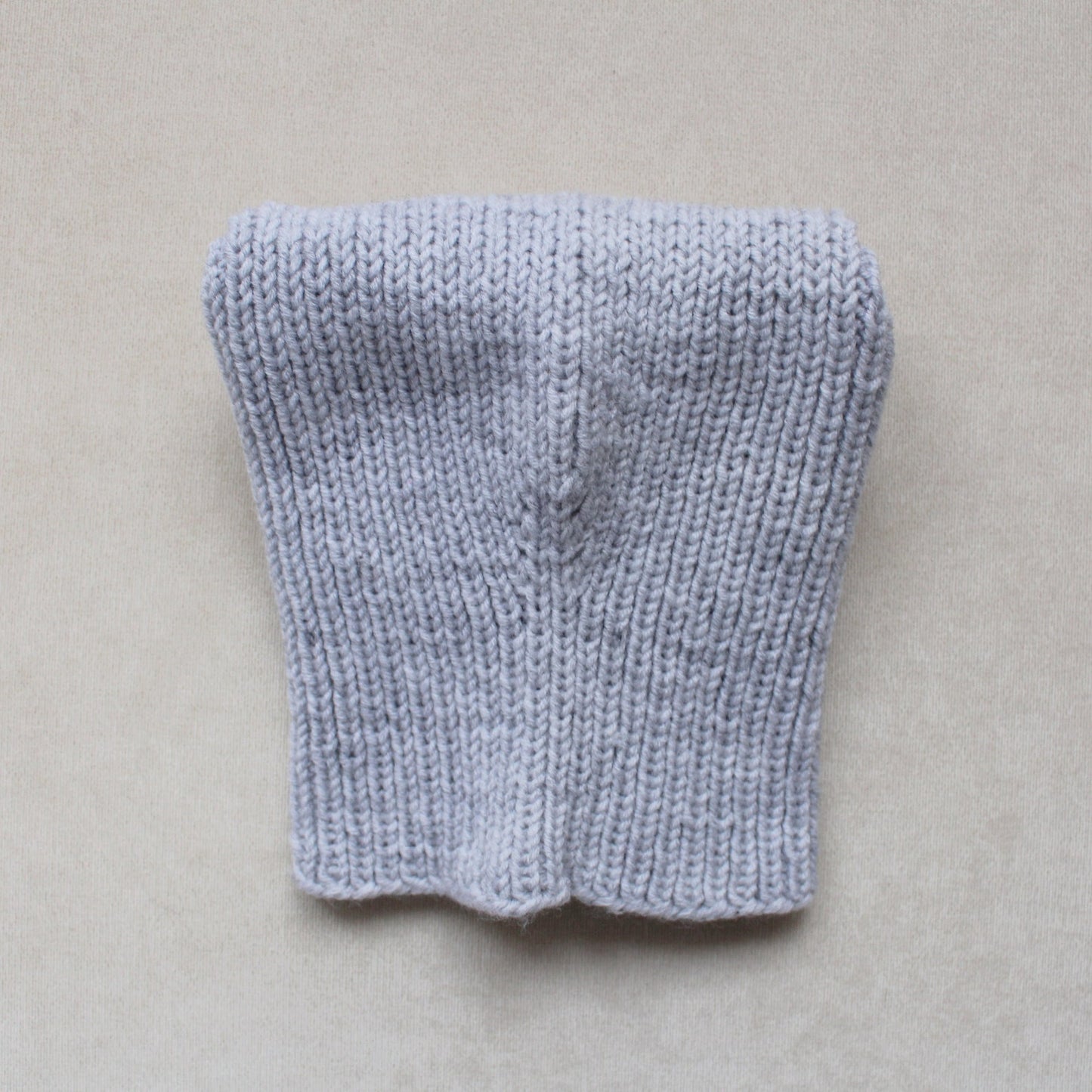 Unisex rib-knitted balaclava hat