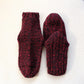 Wide-calf wool blend socks, Chunky bed socks, Socks for swollen feet