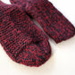 Wide-calf wool blend socks, Chunky bed socks, Socks for swollen feet