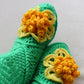 Crochet slipper boots with soles, Soft girl aesthetic home shoes