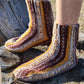 Extra wide stripped socks