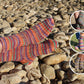 Soft Stripy Rainbow Socks, Quarter Wool Socks