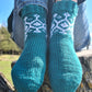 Fair Isle Christmas socks