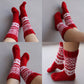 Jacquard wool socks