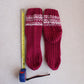 Christmas ornament red socks for swollen ankles