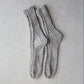 Cable beige leg warmers, Thermal winter socks