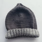 Two tone 100% extra-fine merino beanie, Stretchy warm hat
