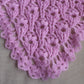Pink crochet shawl, Warm triangle wrap, Delicate sheer headscarf