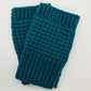 Fingerless acrylic gloves