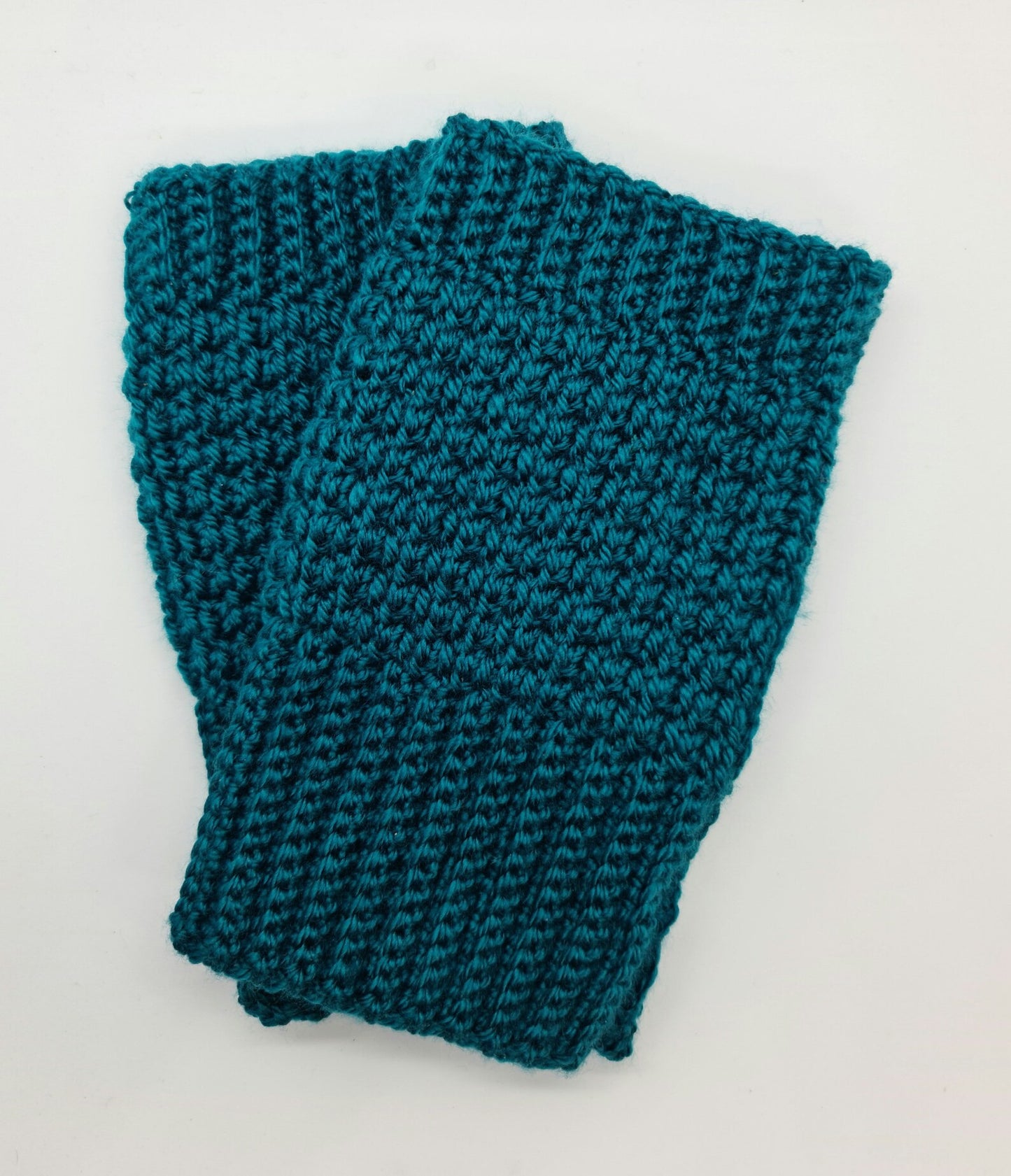 Fingerless acrylic gloves