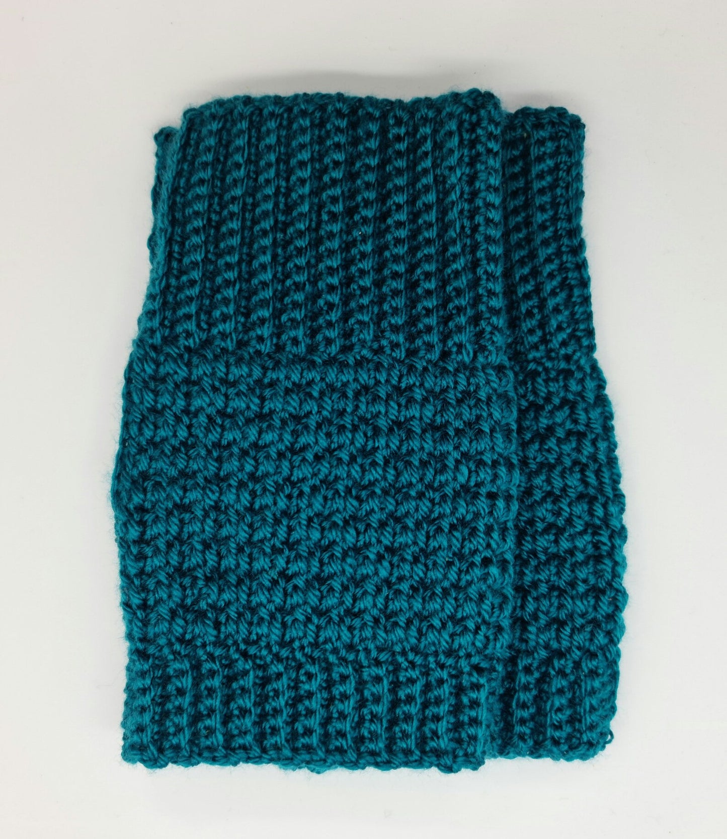 Fingerless acrylic gloves