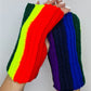 Rainbow mittens