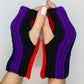 Rainbow mittens