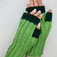 Green strechy mittens