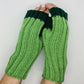 Green strechy mittens