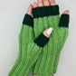 Green strechy mittens