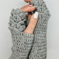 Dragon scale fingerless gloves