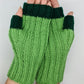 Green strechy mittens
