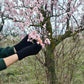 Black stretchy fingerless gloves