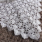 White wedding veil, Gossamer lace crochet wrap, Crocheted cobweb