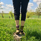 Warm wool socks, Mismatched ankle socks