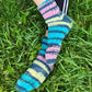 Scrappy ankle socks, Odd unusual mismatched socks