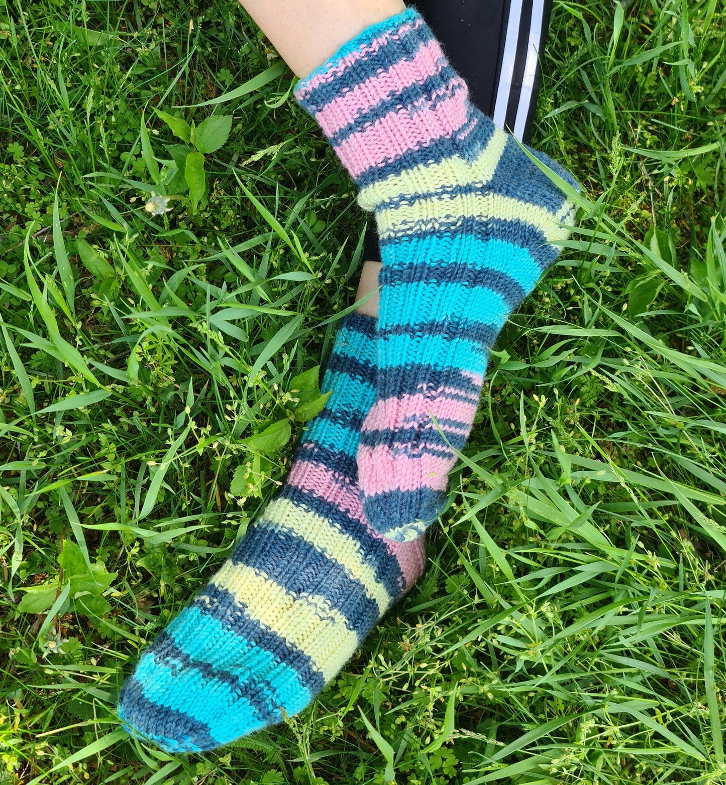 Scrappy ankle socks, Odd unusual mismatched socks