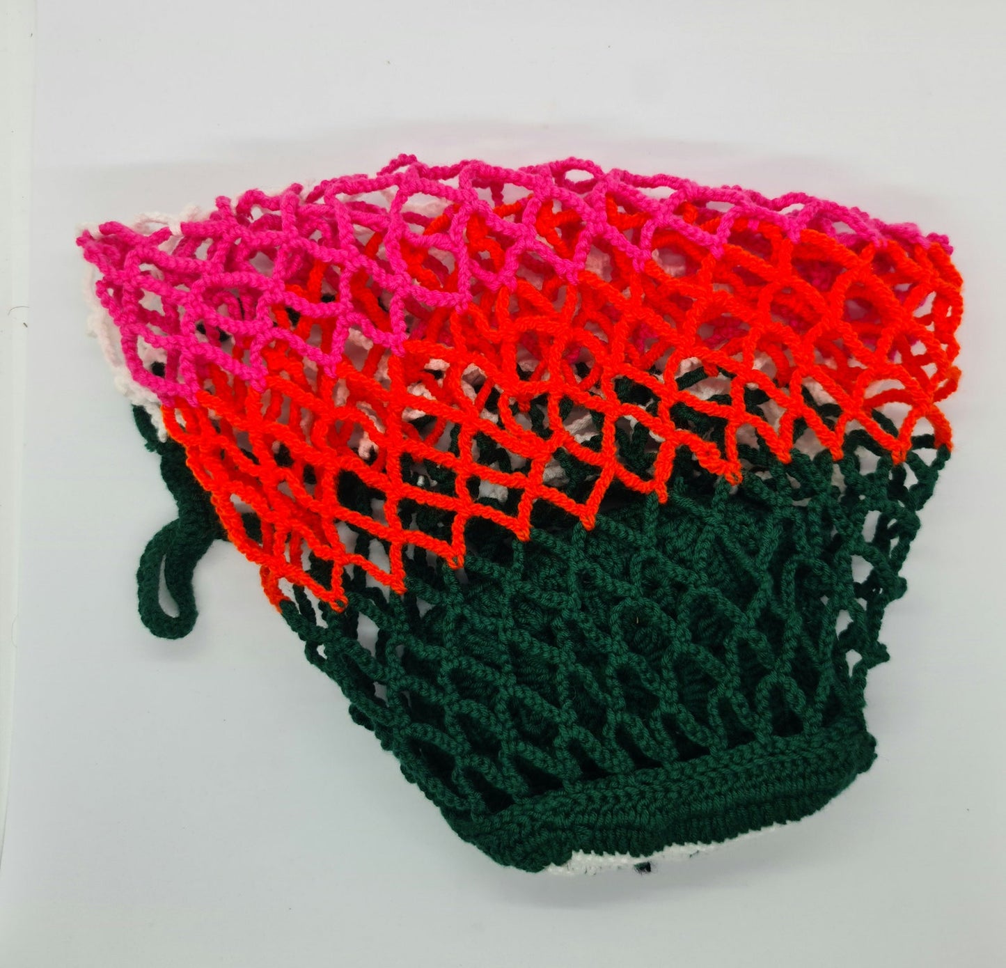 Reusable Farmer's Market Bag, Crochet Mesh Bag