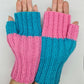 Barbie fingerless mittens