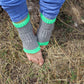 Toeless pilates yoga socks, Non-Slip Socks