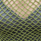 Green See Through Top, Fishnet Cropped Cover-Up