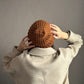 Unisex Brown Knitted Hat, 100% Merino Wool Hat