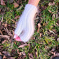 White Stretchy Fingerless Gloves, Texting Driving gloves