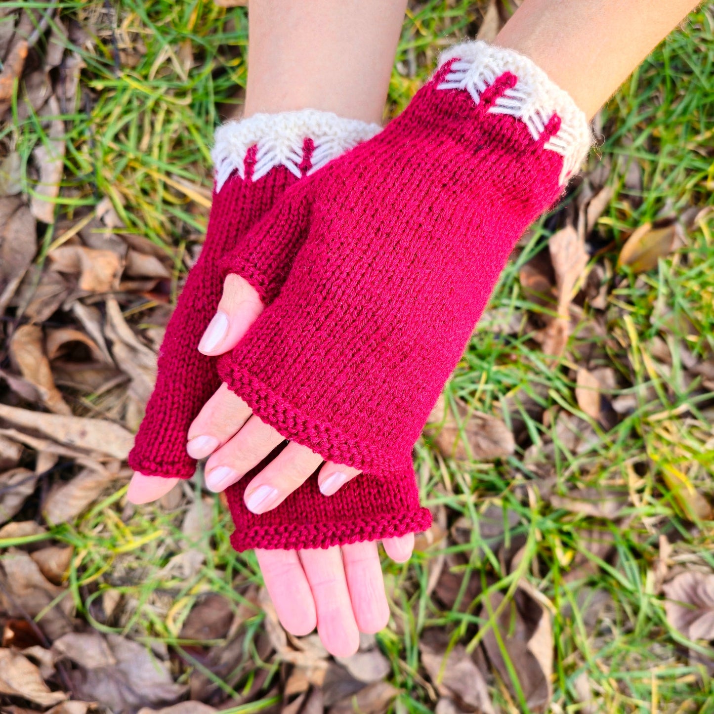 Stretchy Fingerless Gloves, Dog walking mittens, Texting Driving gloves