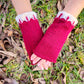 Stretchy Fingerless Gloves, Dog walking mittens, Texting Driving gloves