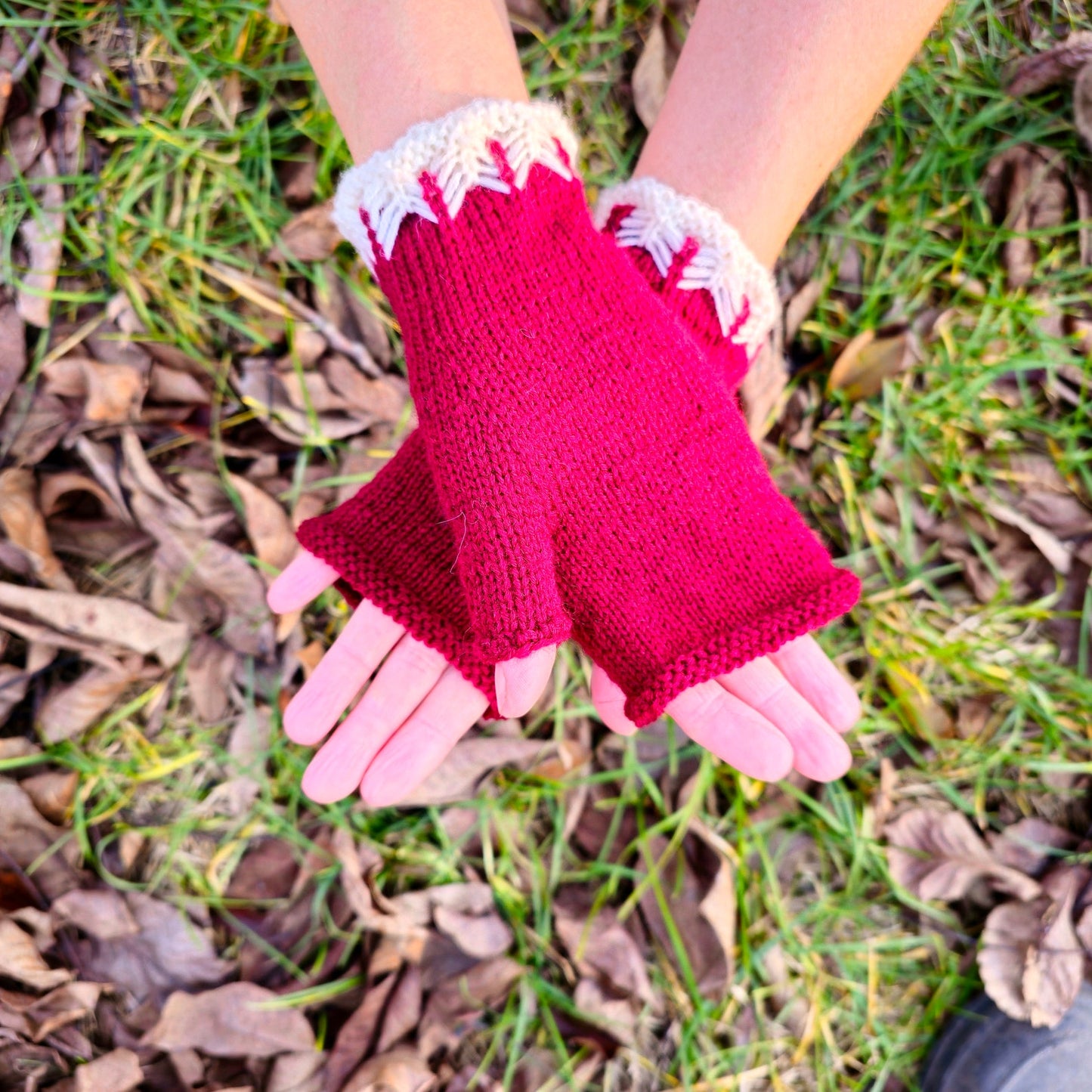 Stretchy Fingerless Gloves, Dog walking mittens, Texting Driving gloves