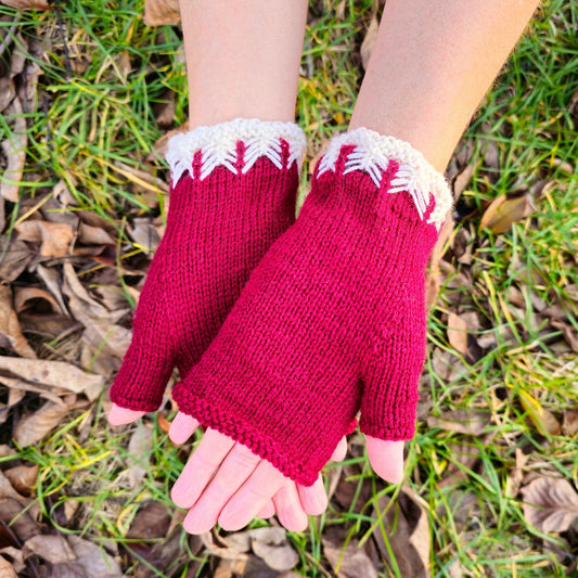 Stretchy Fingerless Gloves, Dog walking mittens, Texting Driving gloves