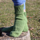 Casual Cotton Socks with Wheat Japanese Pattern